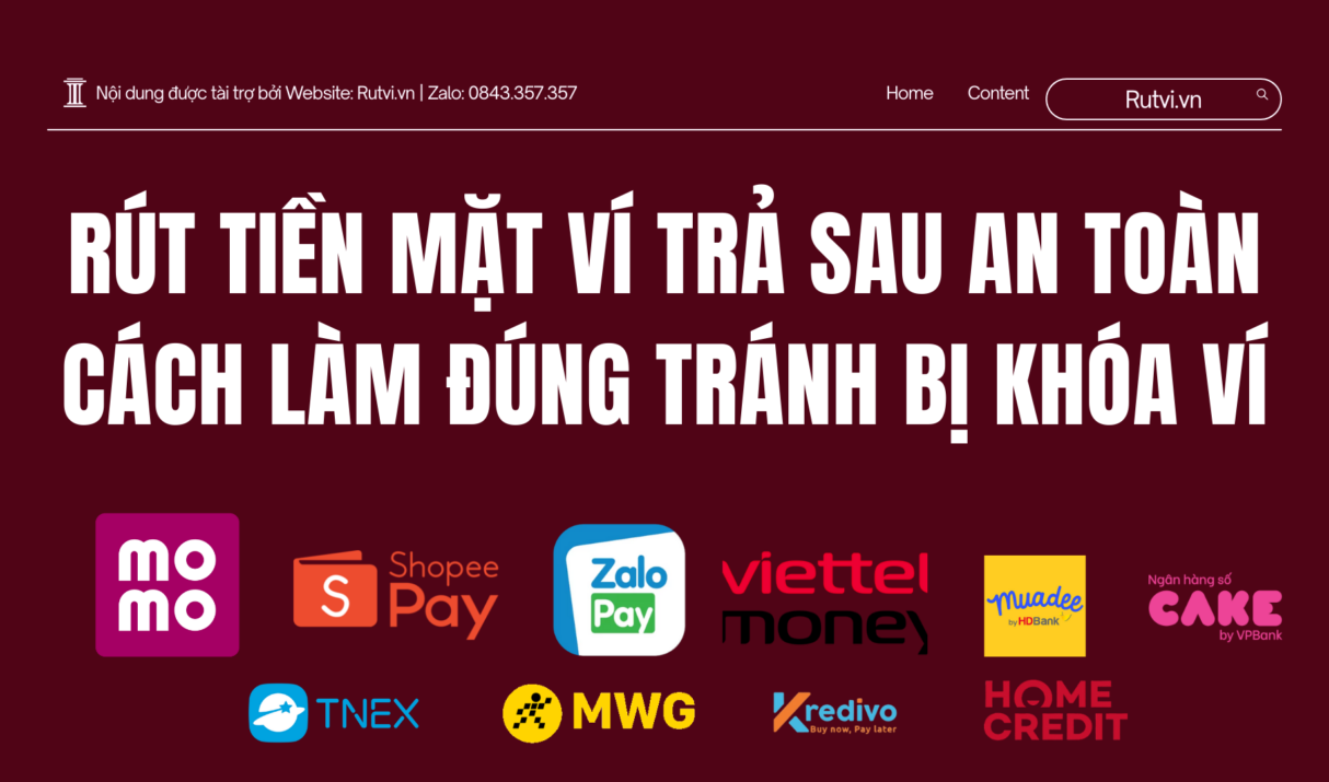 An toàn rút tiền mặt ví trả sau là gì?