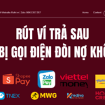 rút ví trả sau có bị theo dõi không