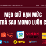 Mẹo giữ hạn mức ví trả sau MoMo luôn cao và cách tăng hạn mức hiệu quả. Hướng dẫn sử dụng ví trả sau thông minh.
