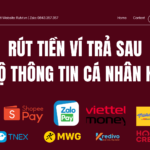 Rút tiền ví trả sau có bị lộ thông tin cá nhân không