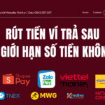 Rút tiền ví trả sau có giới hạn số tiền không? Tìm hiểu hạn mức rút tiền từ ví trả sau và những yếu tố ảnh hưởng đến số tiền có thể rút.