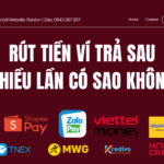 Rút tiền ví trả sau nhiều lần có sao không? Tìm hiểu những ảnh hưởng khi thực hiện nhiều giao dịch rút tiền từ ví trả sau.