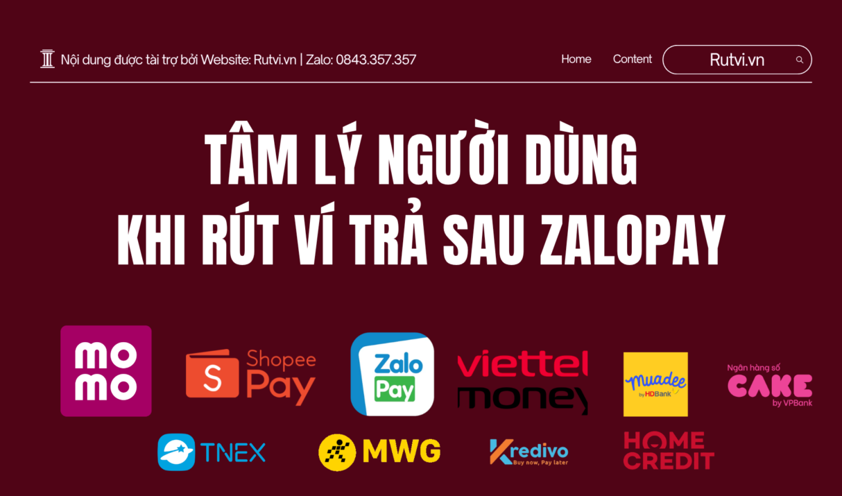 Tâm Lý Người Dùng Khi Rút Ví Trả Sau ZaloPay (Và Sai Lầm Ít Ai Nhận Ra)