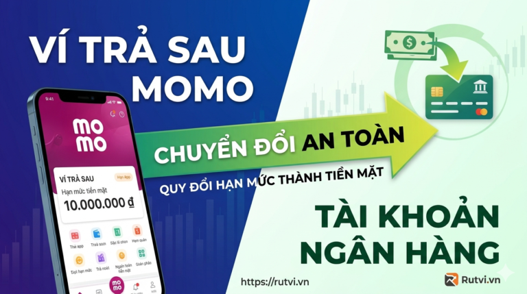 cách rút tiền ví trả sau momo về tài khoản ngân hàng