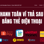 cách thanh toán ví trả sau momo bằng thẻ điện thoại