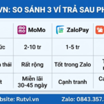 so sánh ví trả sau momo zalopay spaylater