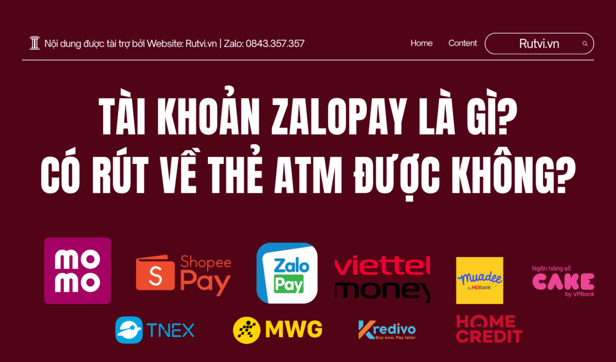 Tài Khoản PayLater ZaloPay Là Gì? Có Rút Về Thẻ ATM Được Không?