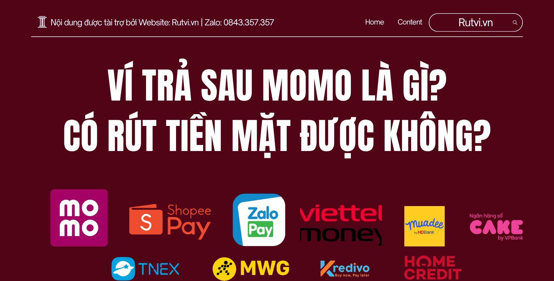 Tìm hiểu chi tiết ví trả sau MoMo là gì, cách thức hoạt động ra sao. Giải đáp thắc mắc ví trả sau MoMo có rút tiền mặt được không và giải pháp an toàn nhất!