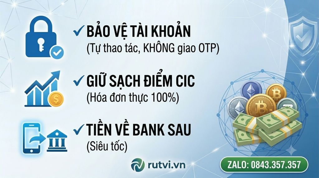 Cách rút tiền ví trả sau Kredivo