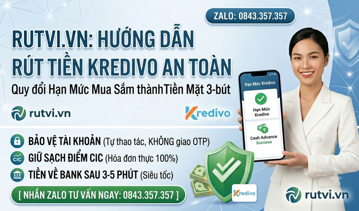 Hướng Dẫn Rút Tiền Kredivo An Toàn Để Tối Ưu Dòng Tiền Mặt