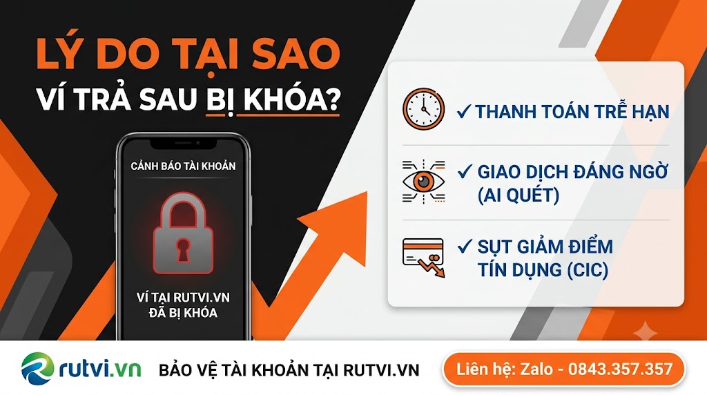 Tại Sao Ví Trả Sau Bị Khóa? Nguyên Nhân Và Cách Mở Khóa Nhanh Nhất