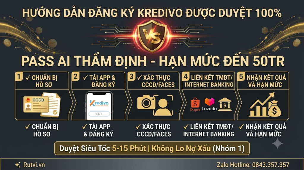 Hướng Dẫn Đăng Ký Kredivo Tỷ Lệ Duyệt 100% Cho Người Mới 2026