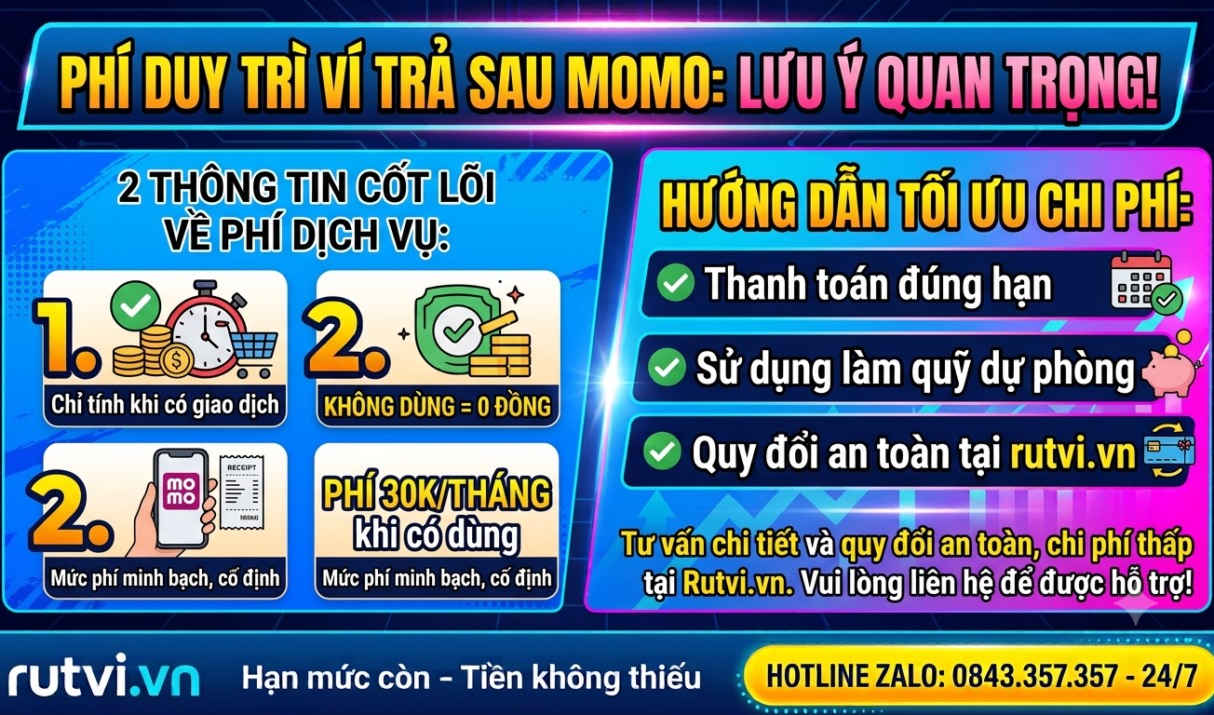 Phí Duy Trì Ví Trả Sau MoMo: Không Sử Dụng Có Bị Trừ Tiền Hàng Tháng?