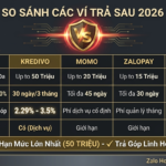 So Sánh Lãi Suất Kredivo Và Ví Trả Sau Khác 2026: Nên Dùng Loại Nào?
