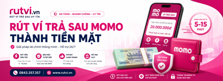 Cách Rút Ví Trả Sau MoMo Thành Tiền Mặt An Toàn 2026